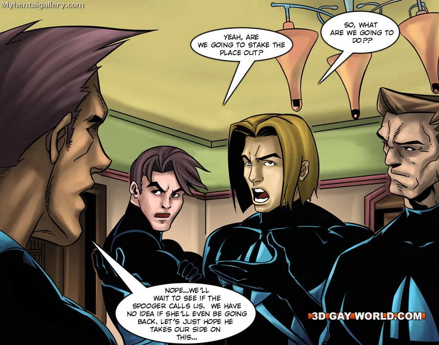 Flamboyant Four 8 porno comics