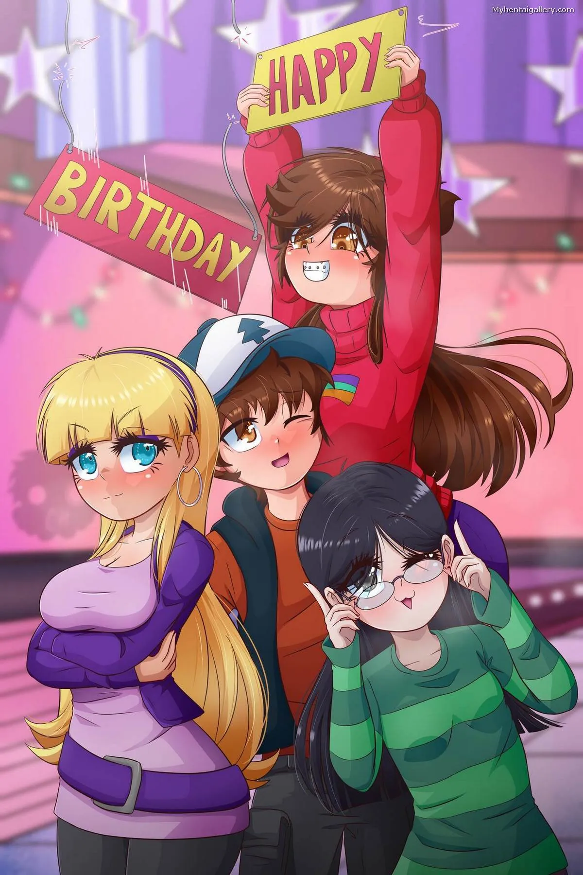 Birthday Pines porno comics