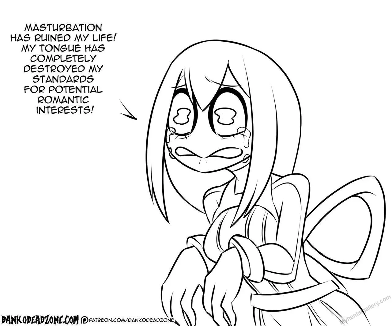 It's Tsuyu's Gift But Also Her Curse porno comics Cover