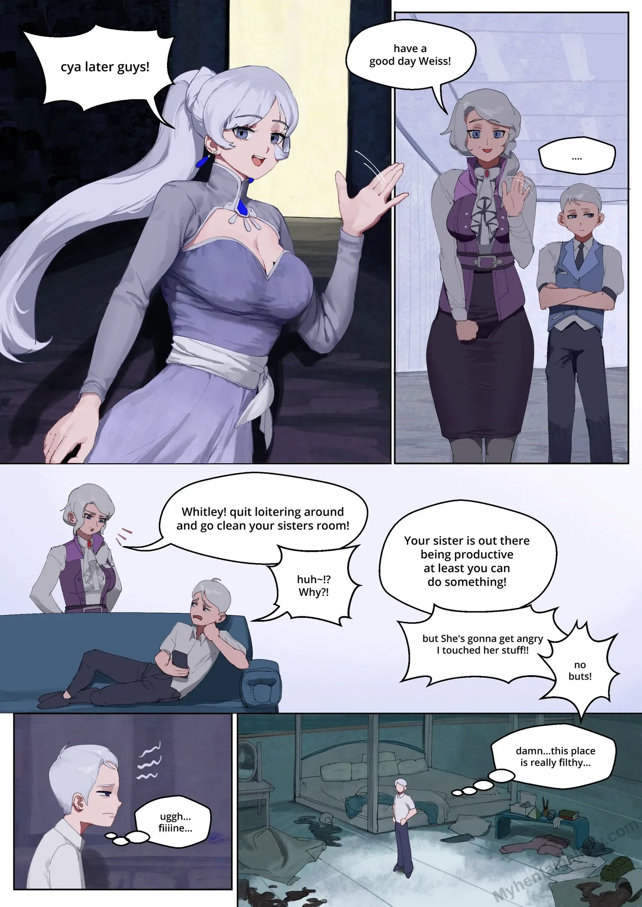 Weiss QoS porno comics Cover