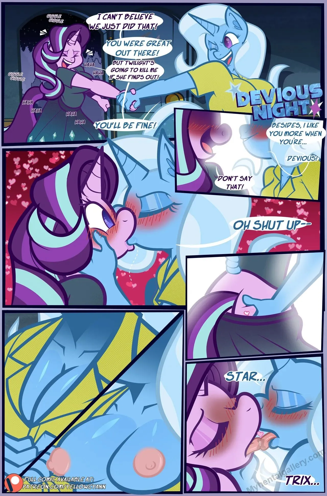 Devious Night porno comics Cover