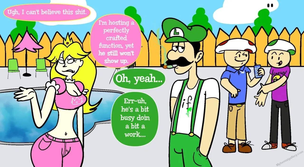 Mario's Affair porno comics Cover