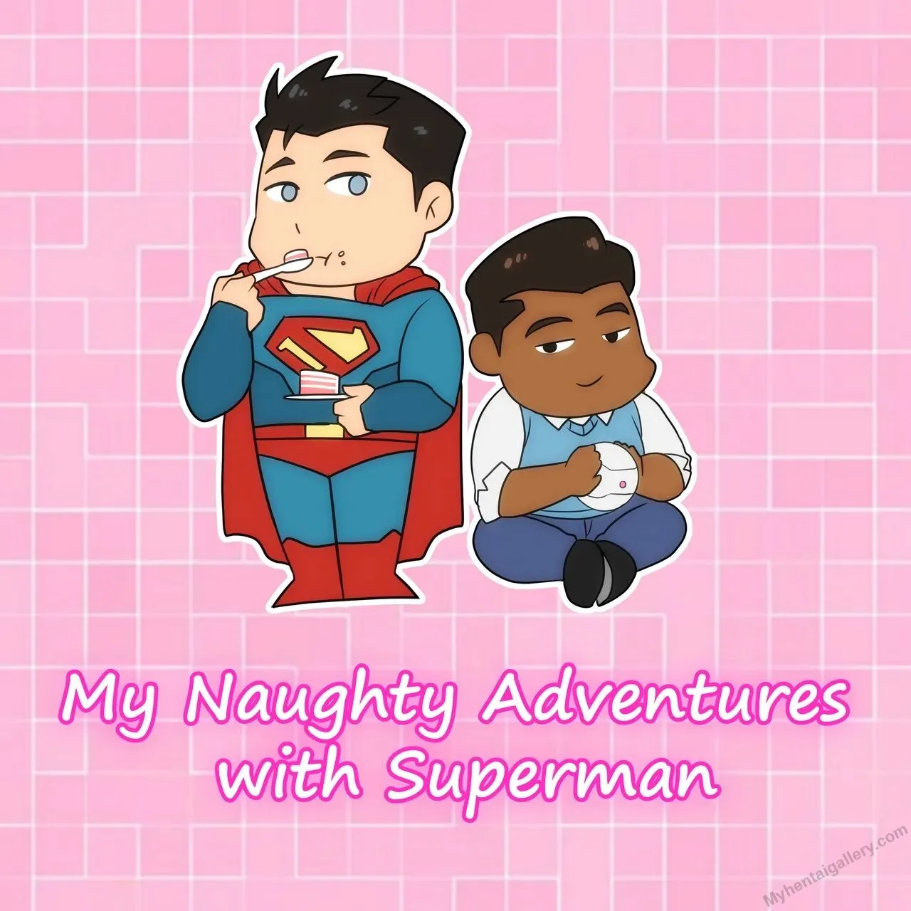My Naughty Adventures With Superman porno comics Cover
