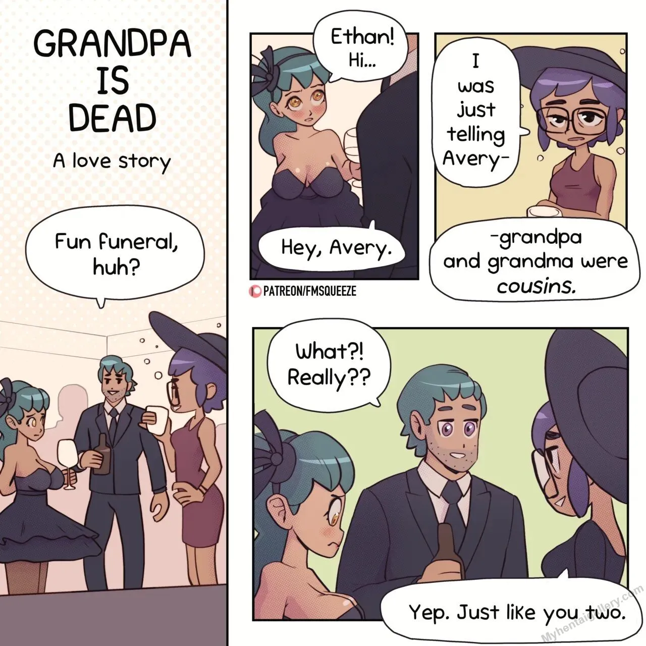 Grandpa Is Dead - A Love Story porno comics Cover