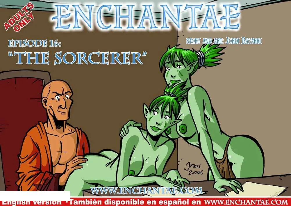 Enchantae 16 - The Sorcerer porno comics Cover