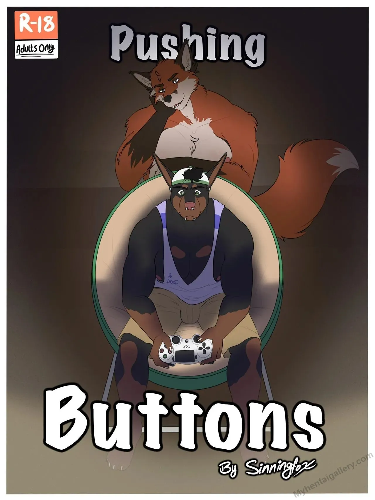Pushing Buttons porno comics Cover