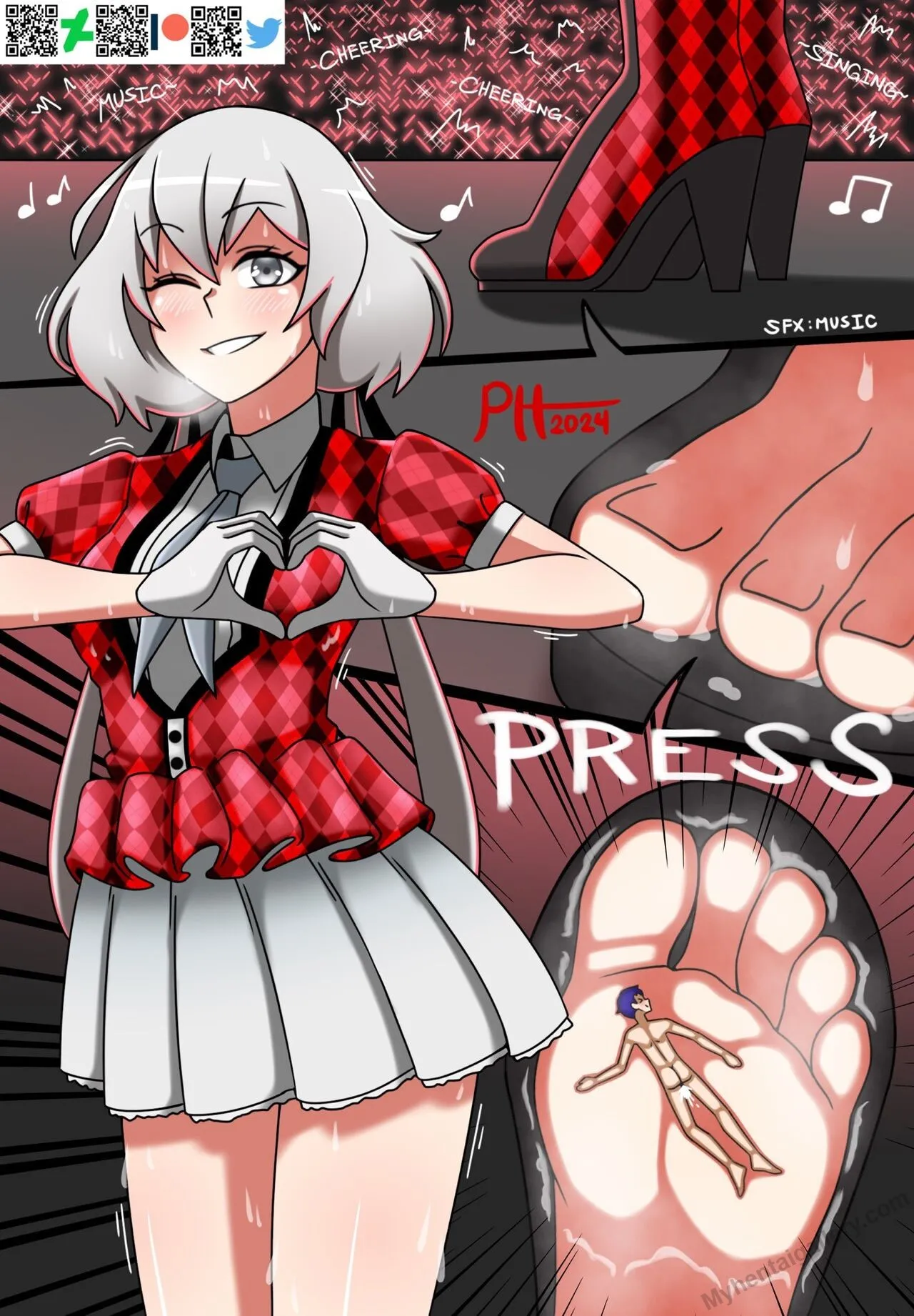 Junko's Backstage Routine porno comics