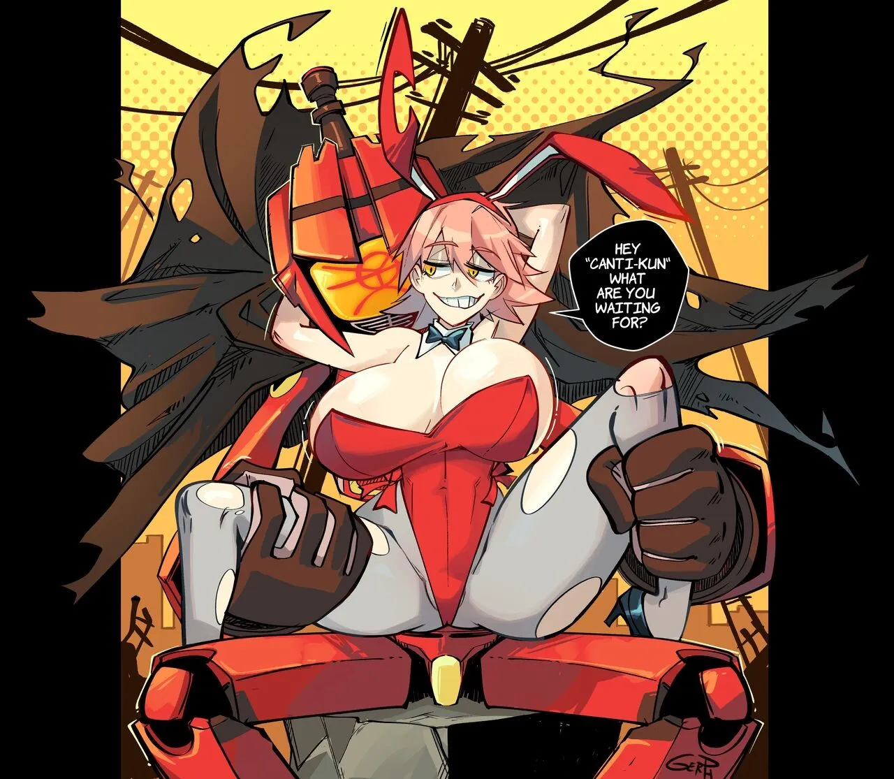 Haruko x Atomsk Date porno comics Cover