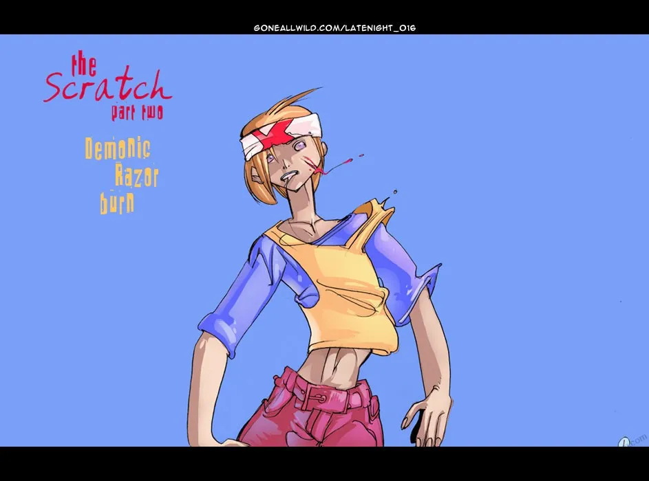 The Scratch 2 - Demonic Razor Burn porno comics Cover