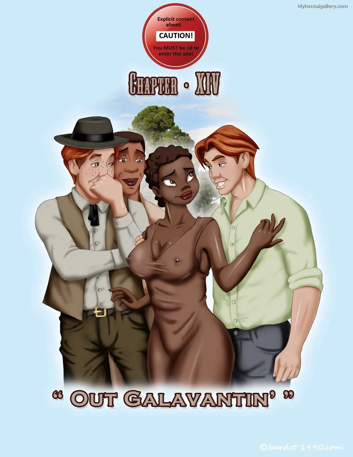Once Upon A Time In The South 14 - Out Galavantin porno comics Cover