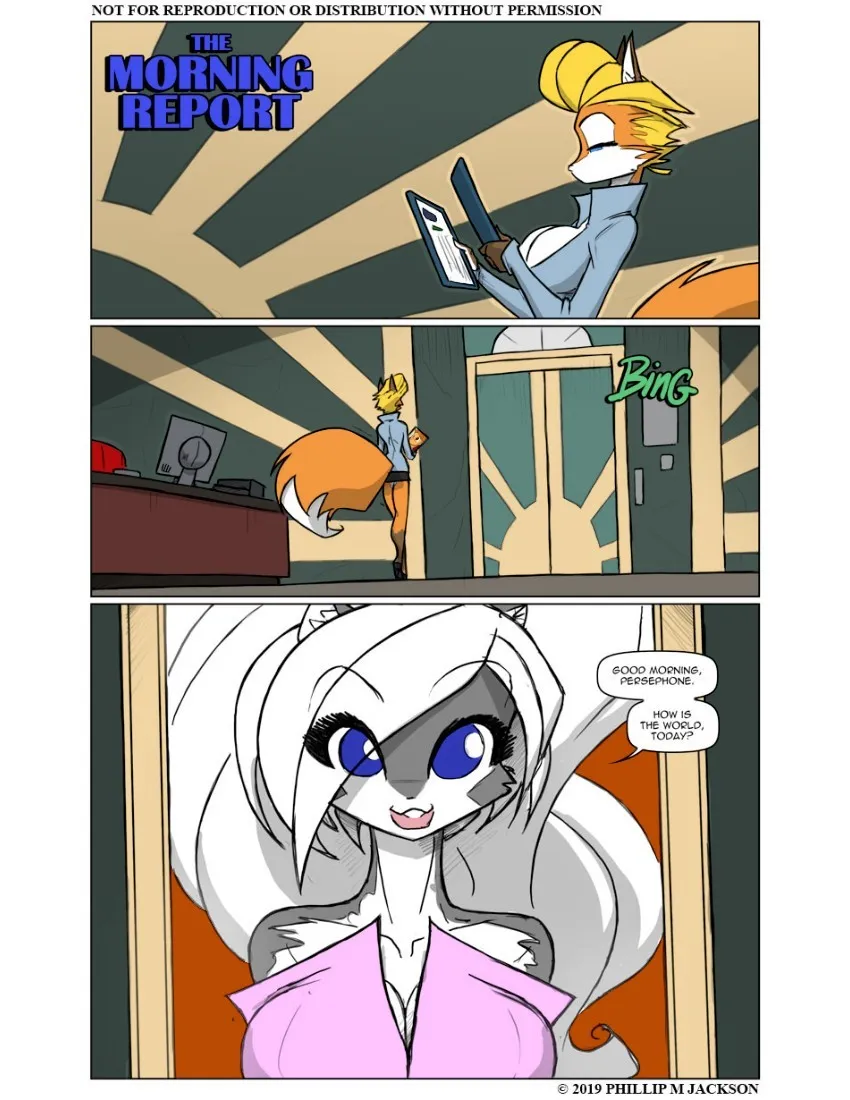 Morning Report porno comics Cover