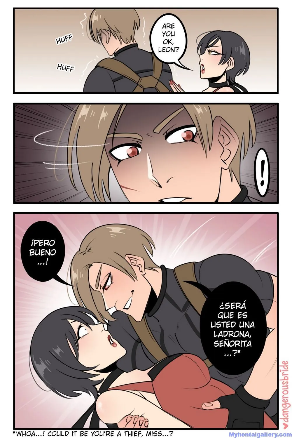 Spanish Plagas, Spanish Mode porno comics