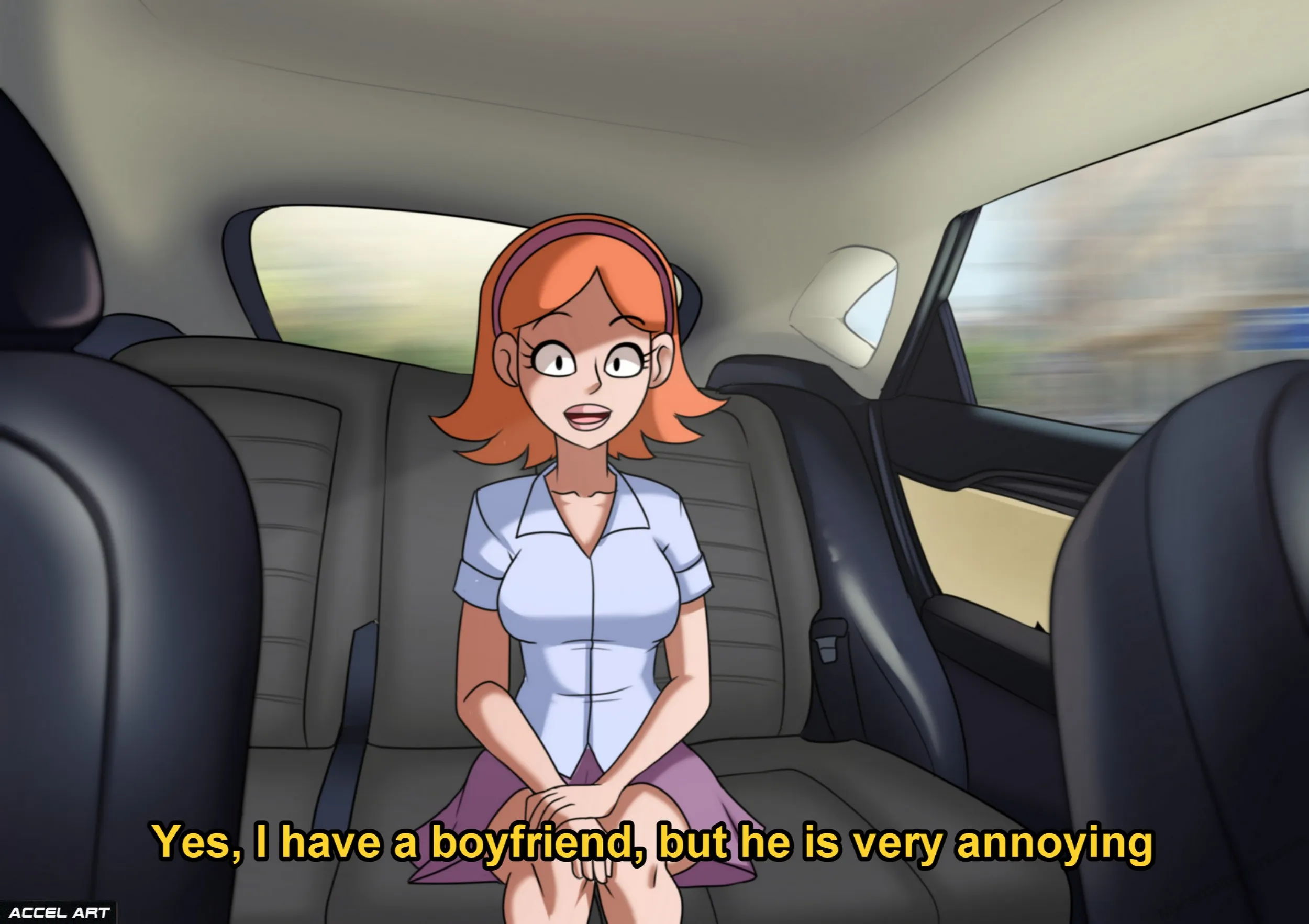 Waifu Taxi - Jessica porno comics Cover