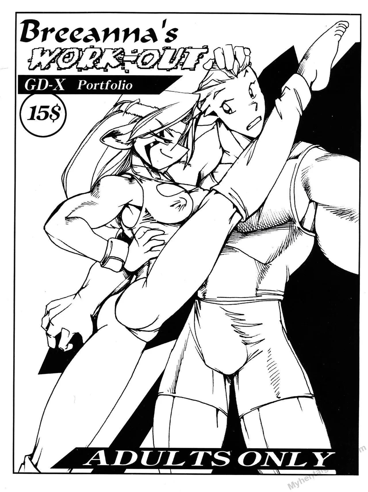 Breeanna's Work-Out porno comics Cover