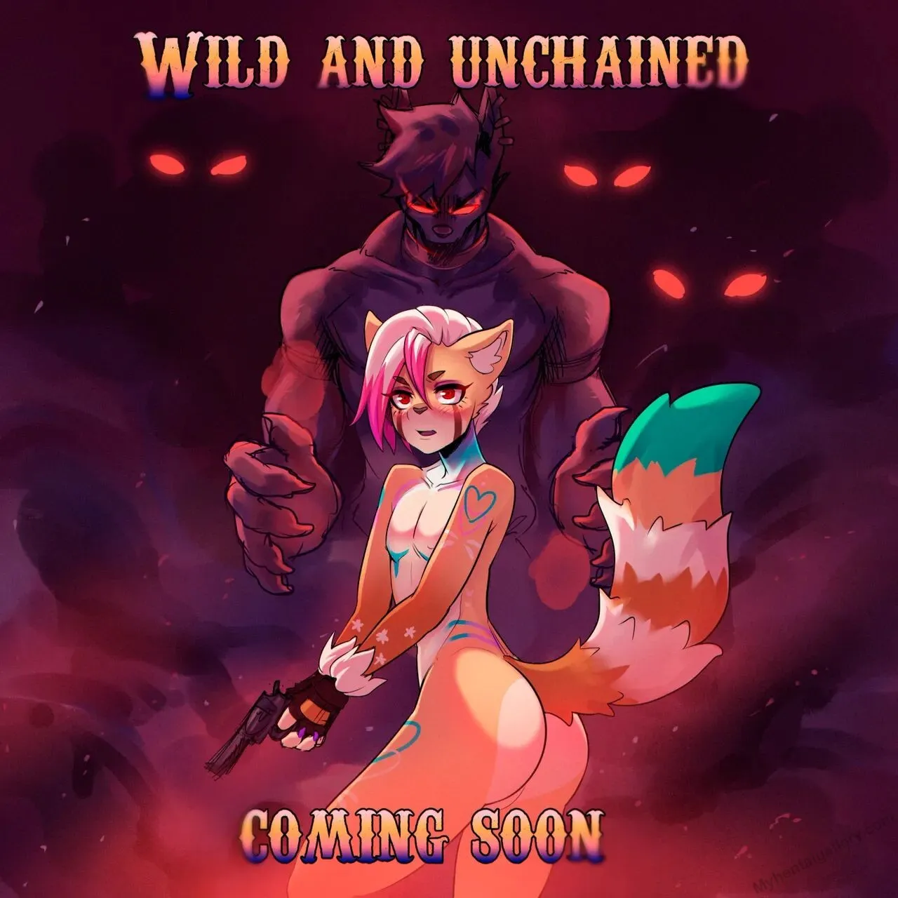 Wild And Unchained porno comics Cover