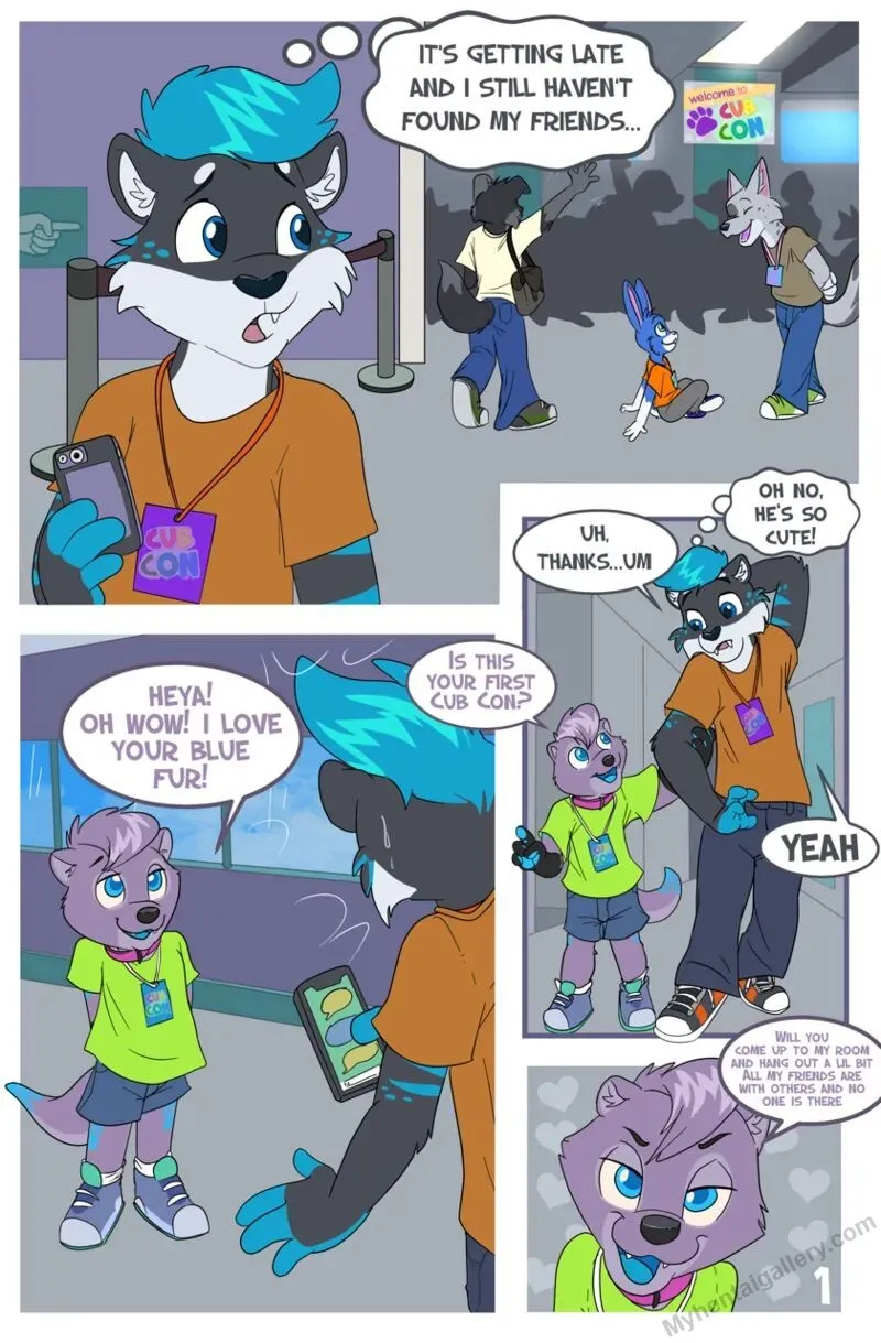 Cub Con porno comics