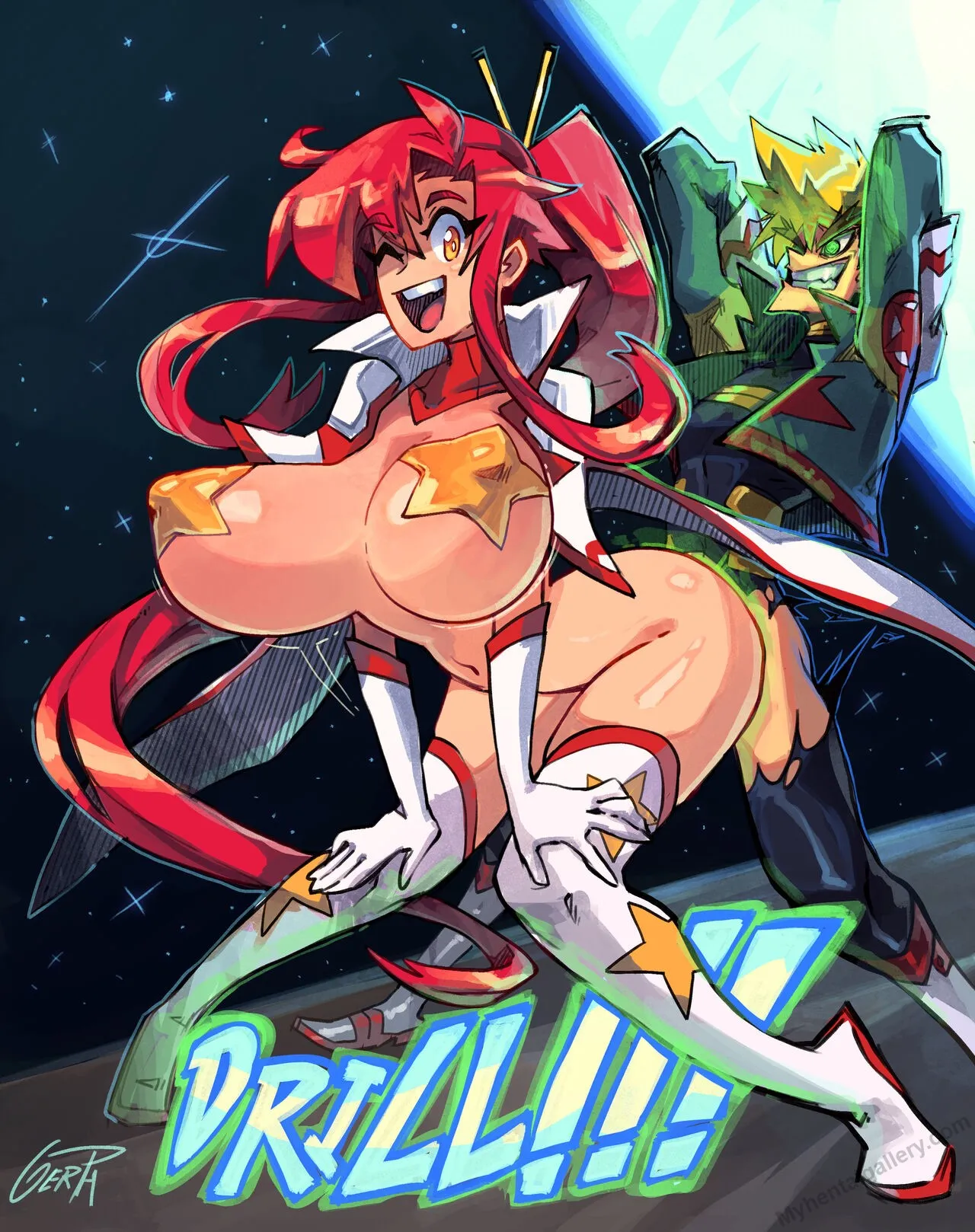 Yoko x Kitian - Drill Up! porno comics