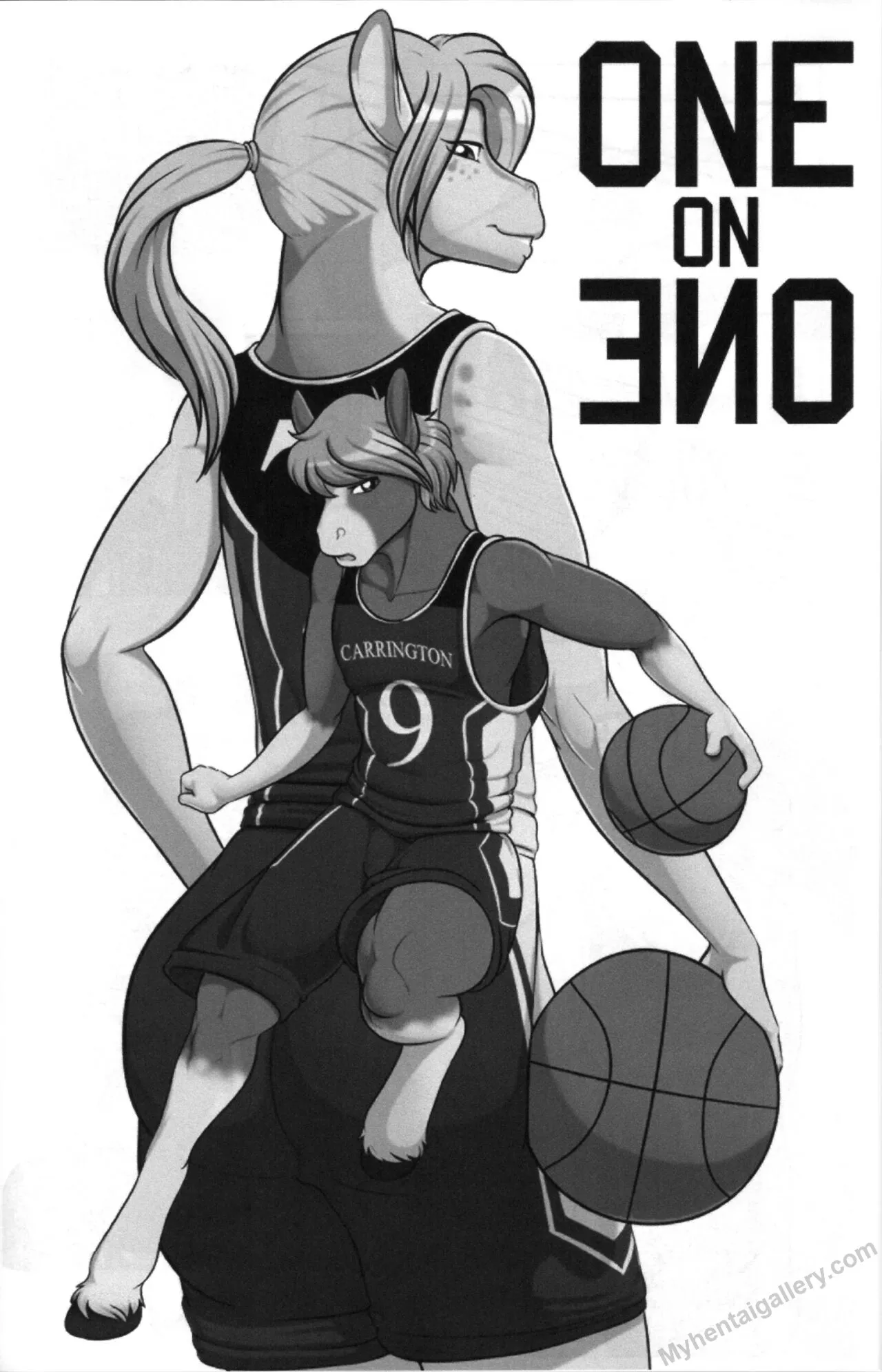 One On One! porno comics Cover
