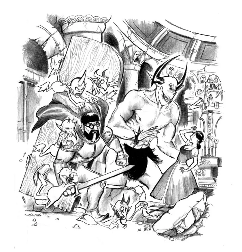 Knight Of The Succubus porno comics Cover
