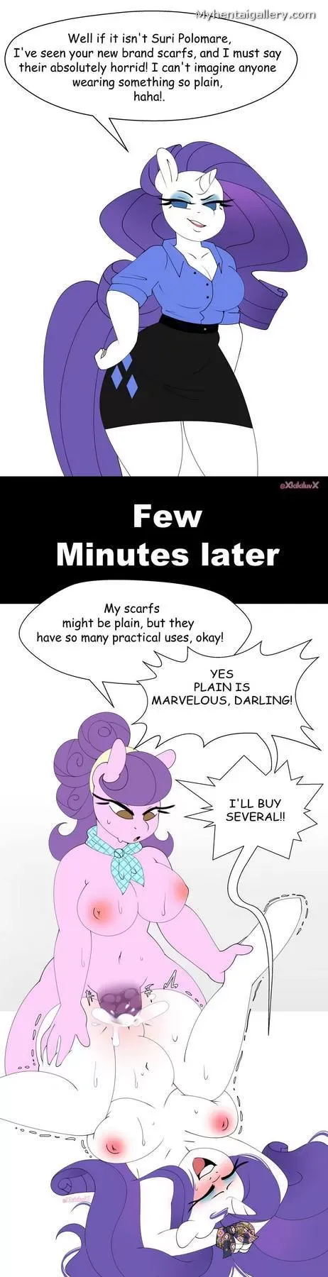 Rarity Gets Put In Her Place porno comics