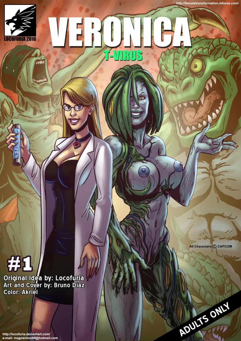 Veronica T-Virus 1 porno comics