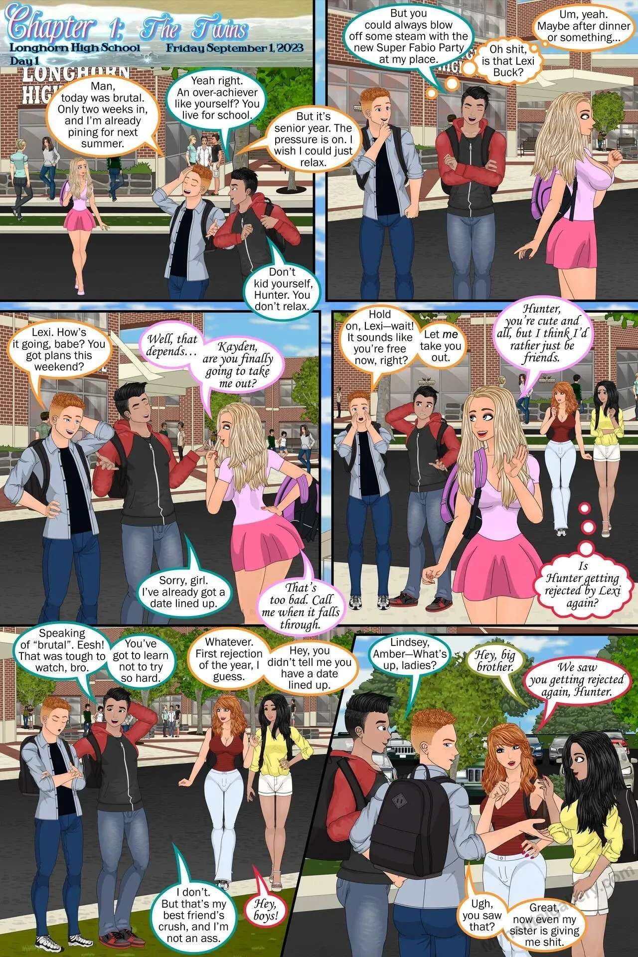 Exchange Siblings 1 - The Twins porno comics