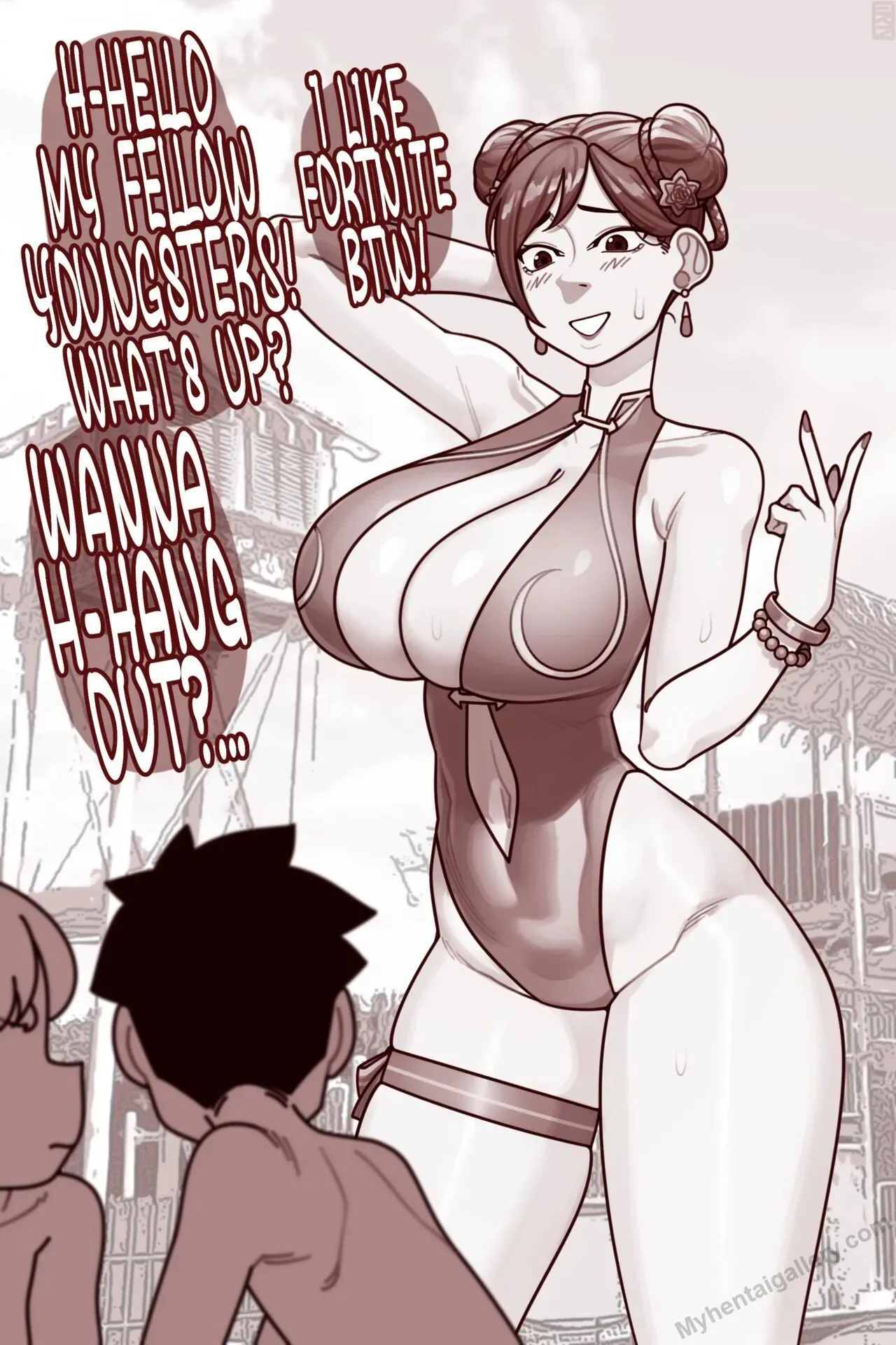 Chun-Li Swimsuit Zuri porno comics Cover