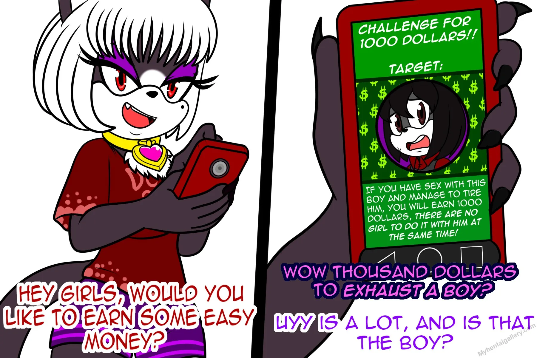 Frap Vs The Fluffy Girls porno comics Cover