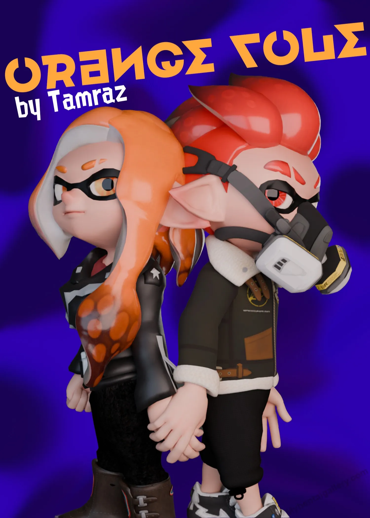 Orange Love porno comics Cover