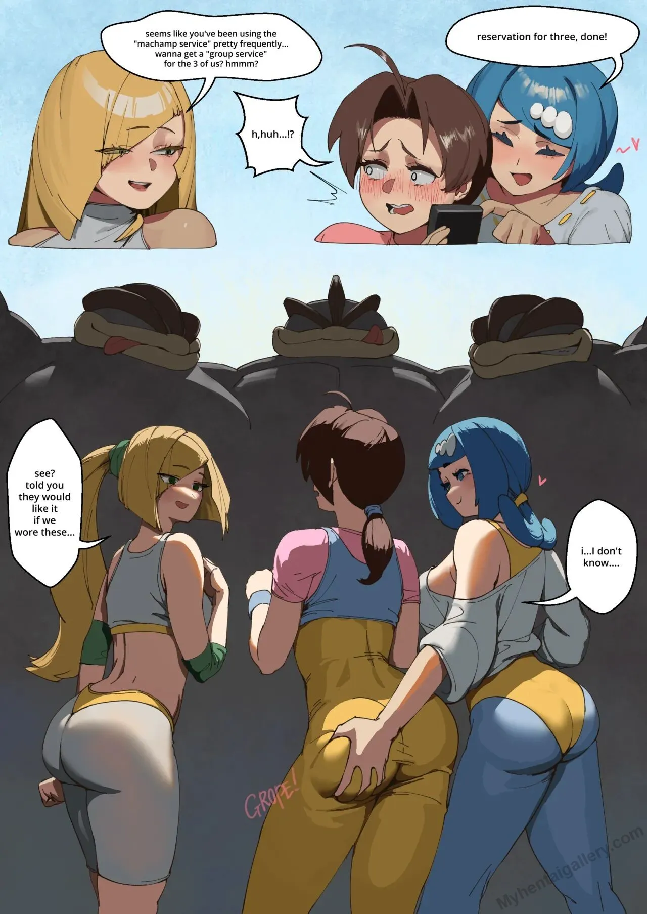 What All Pokemoms Do When They Hang Out porno comics Cover