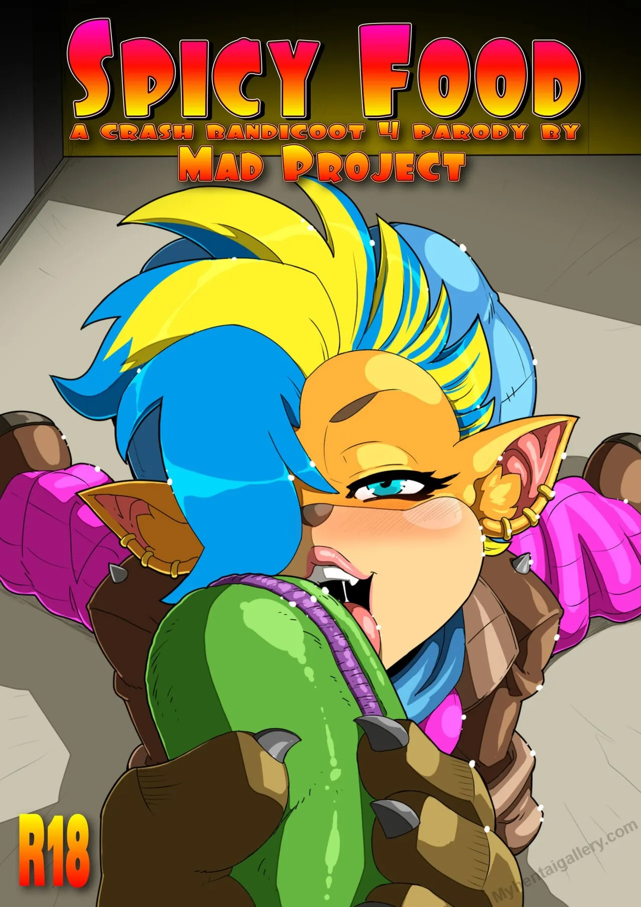 Spicy Food porno comics Cover