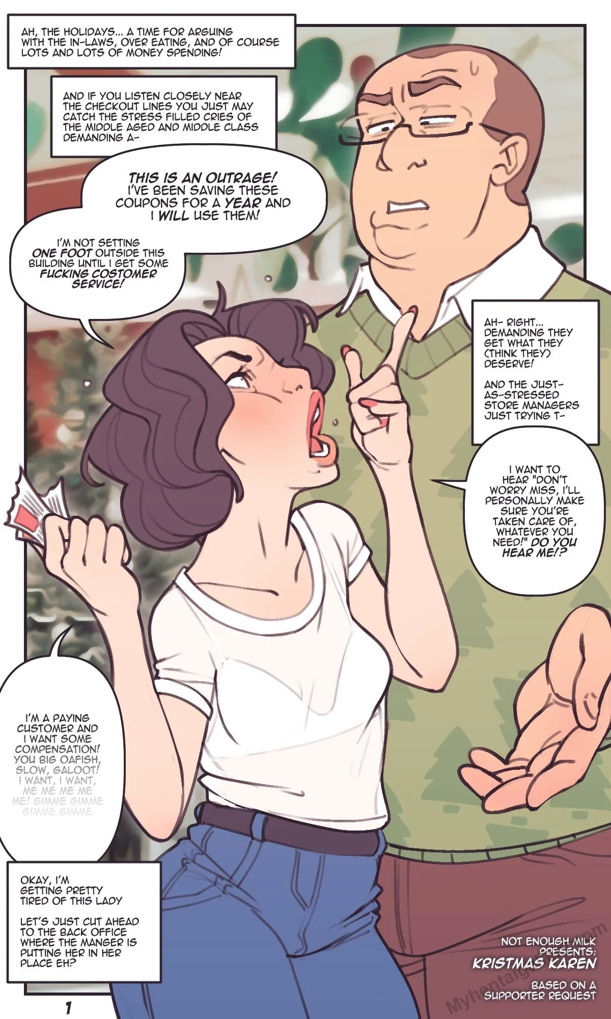 Kristmas Karen porno comics