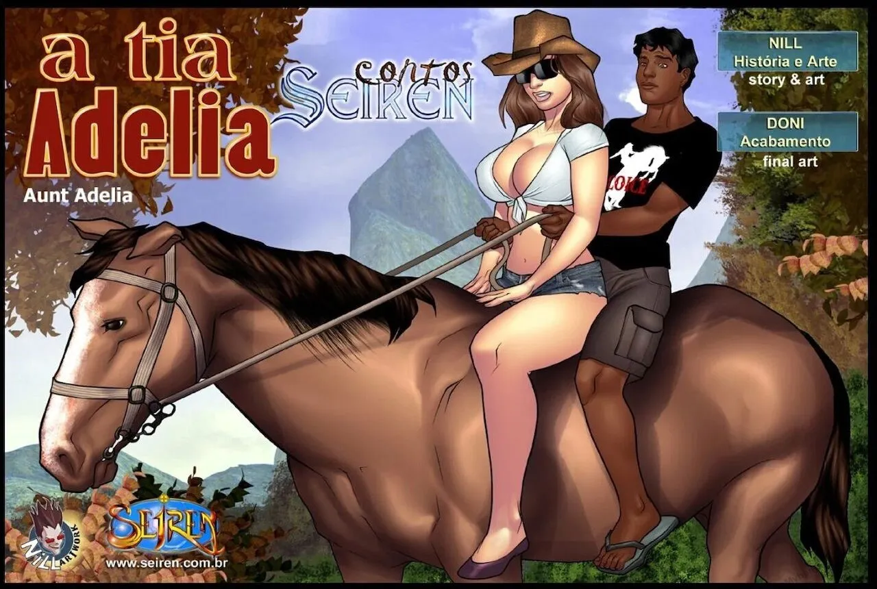 Aunt Adelia porno comics Cover