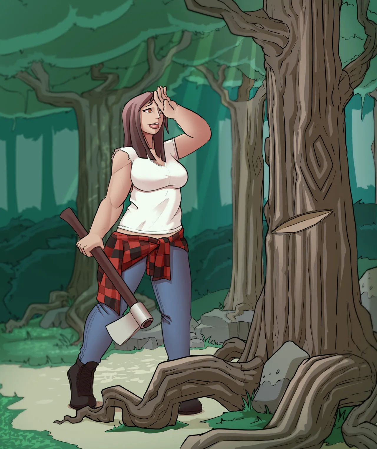 Revenge Of The Forest porno comics Cover