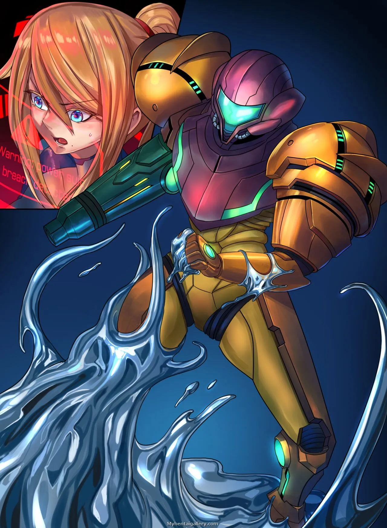Liquid Metal Samus porno comics Cover