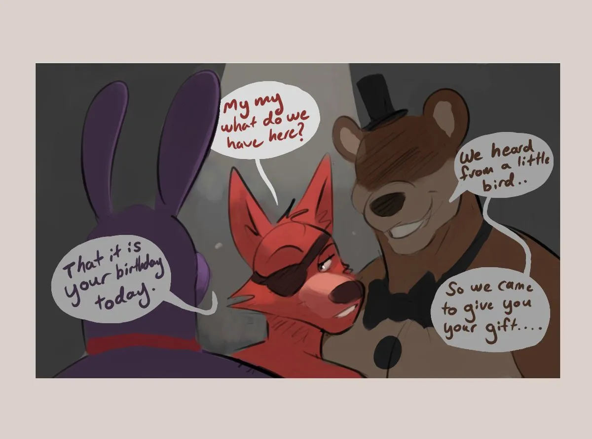 Foxy's Birthday porno comics Cover