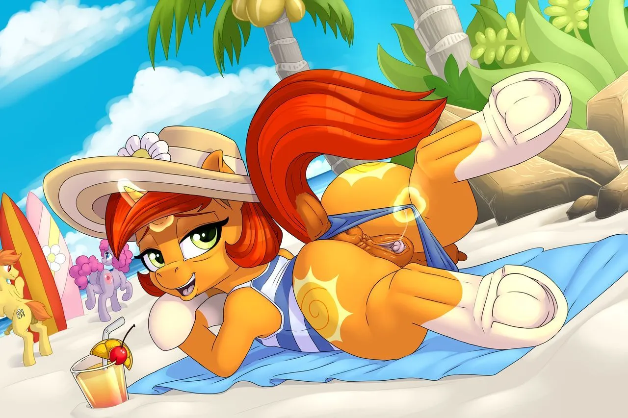 Beach Milf Stellar Flare porno comics Cover