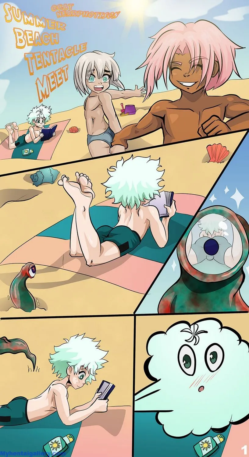 Summer Beach Tentacle Meet porno comics
