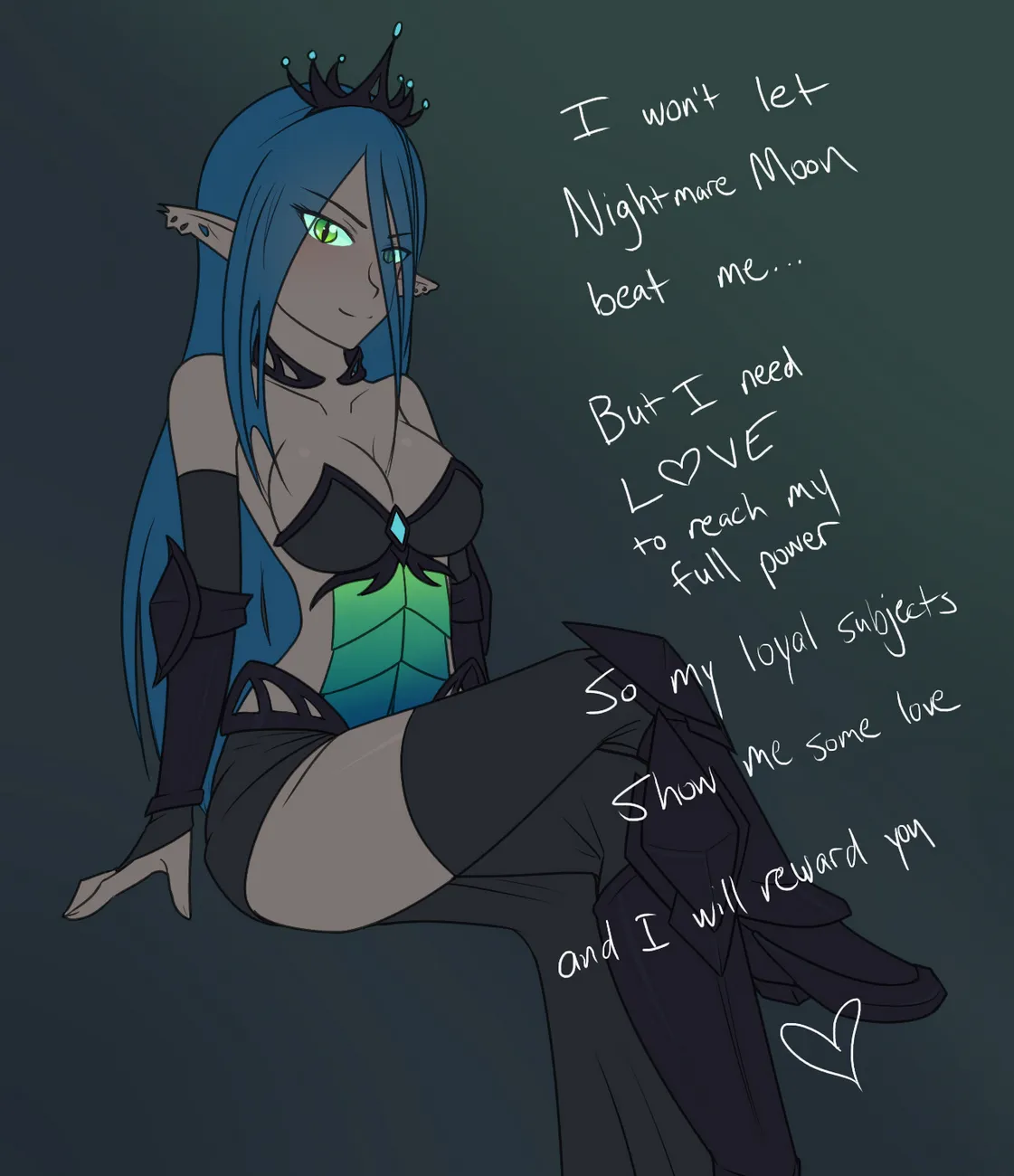 Strip Queen Chrysalis porno comics