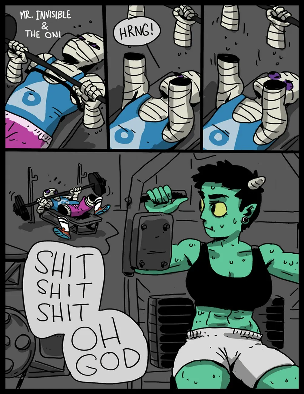 Mr Invisible & The Oni porno comics