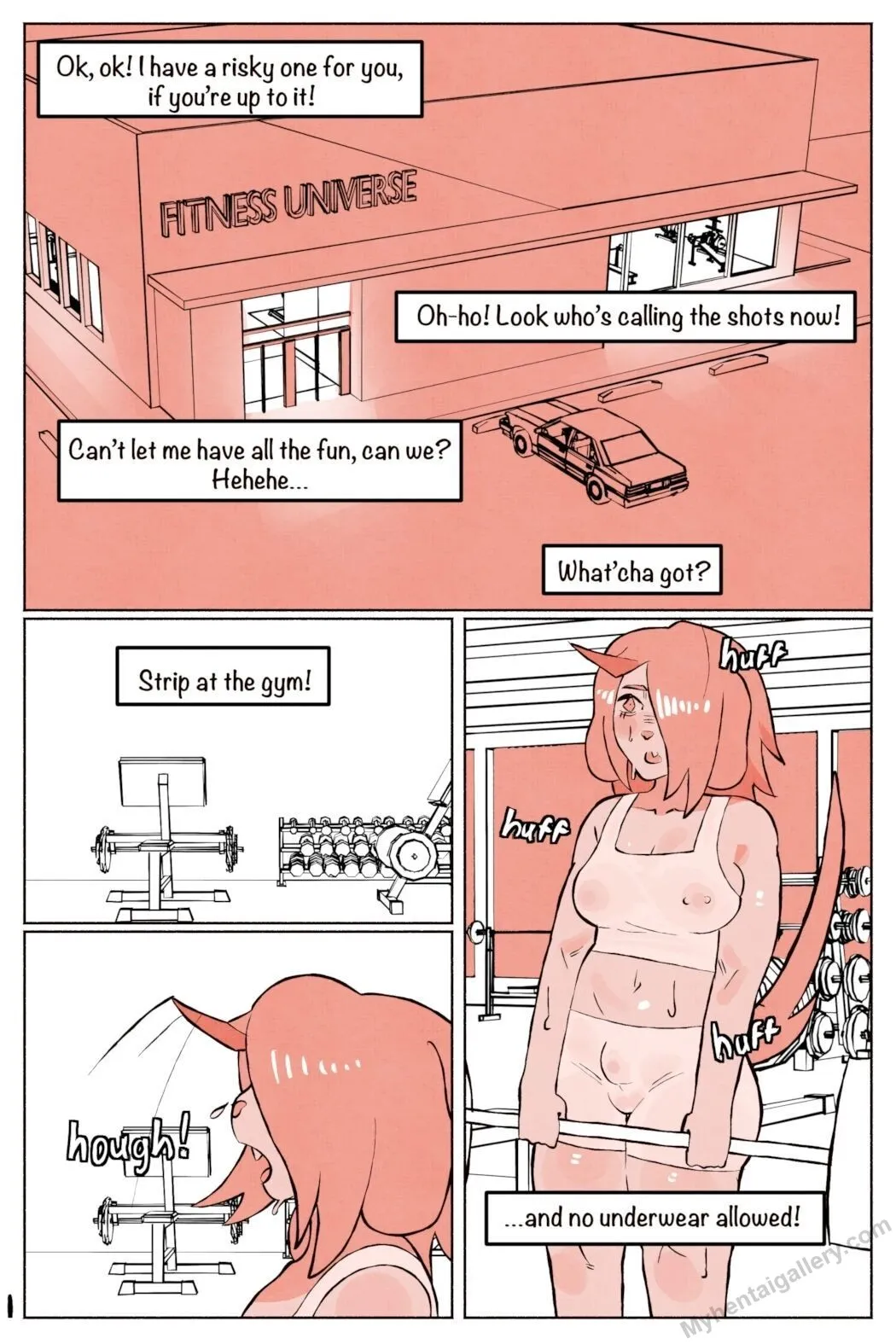 Dog Days porno comics Cover