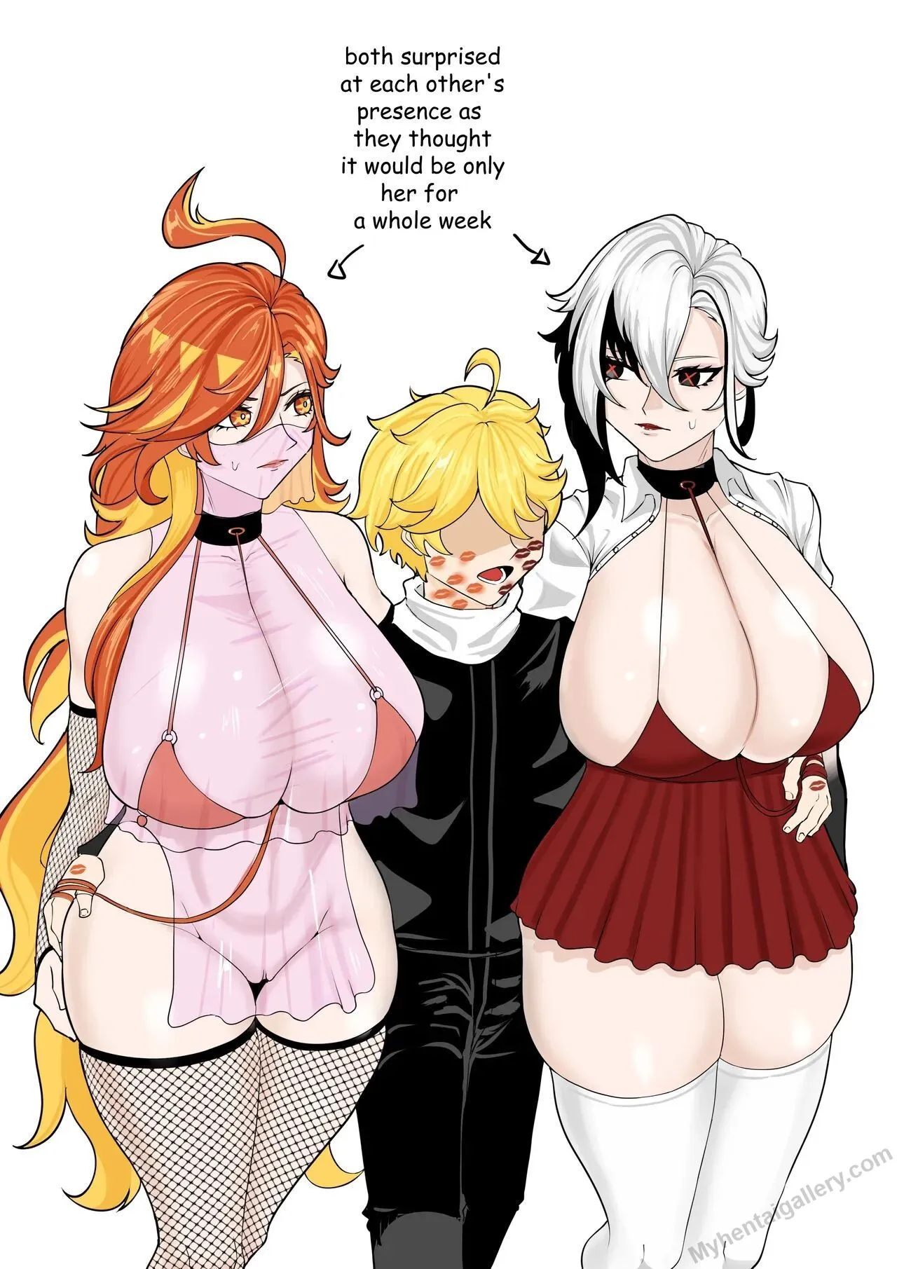 Mavuika And Arlecchino's Unexpected Threesome porno comics