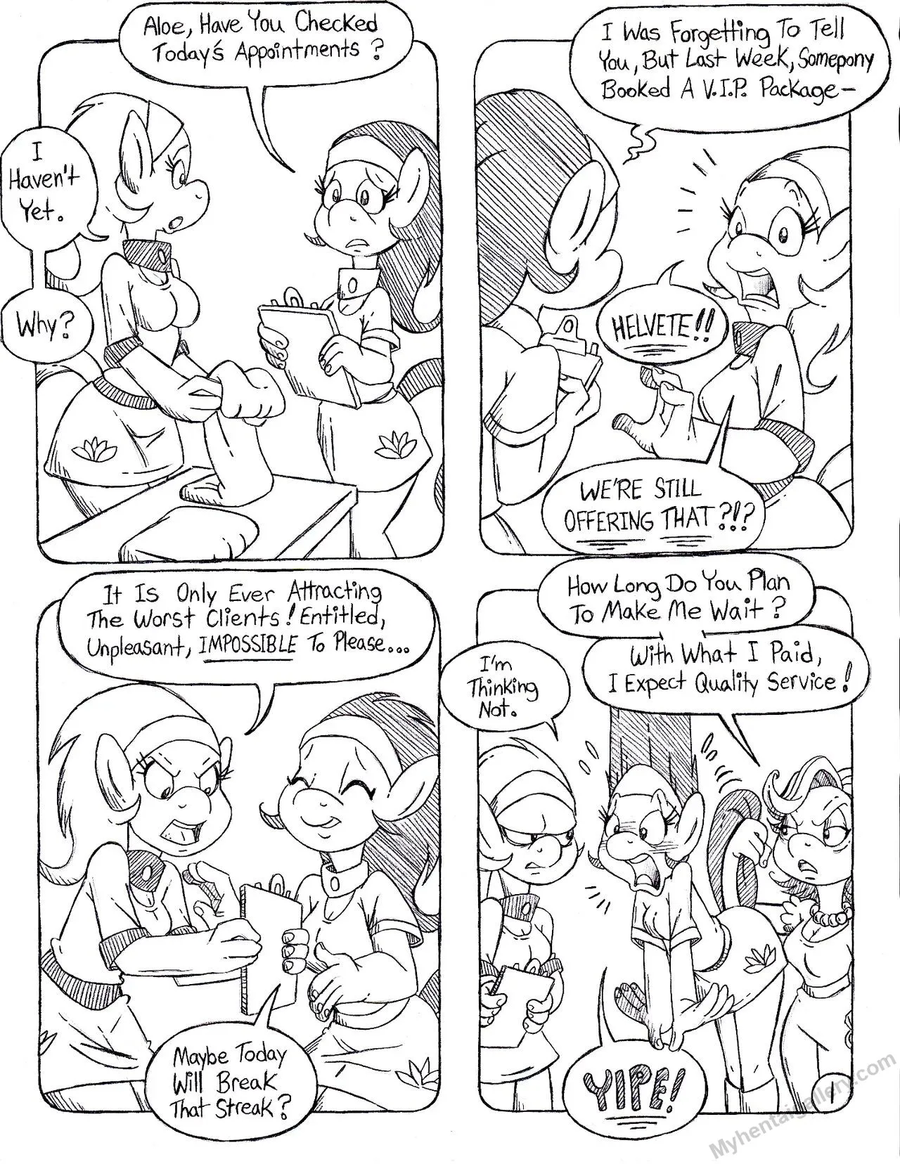 Spa Spoiled porno comics Cover