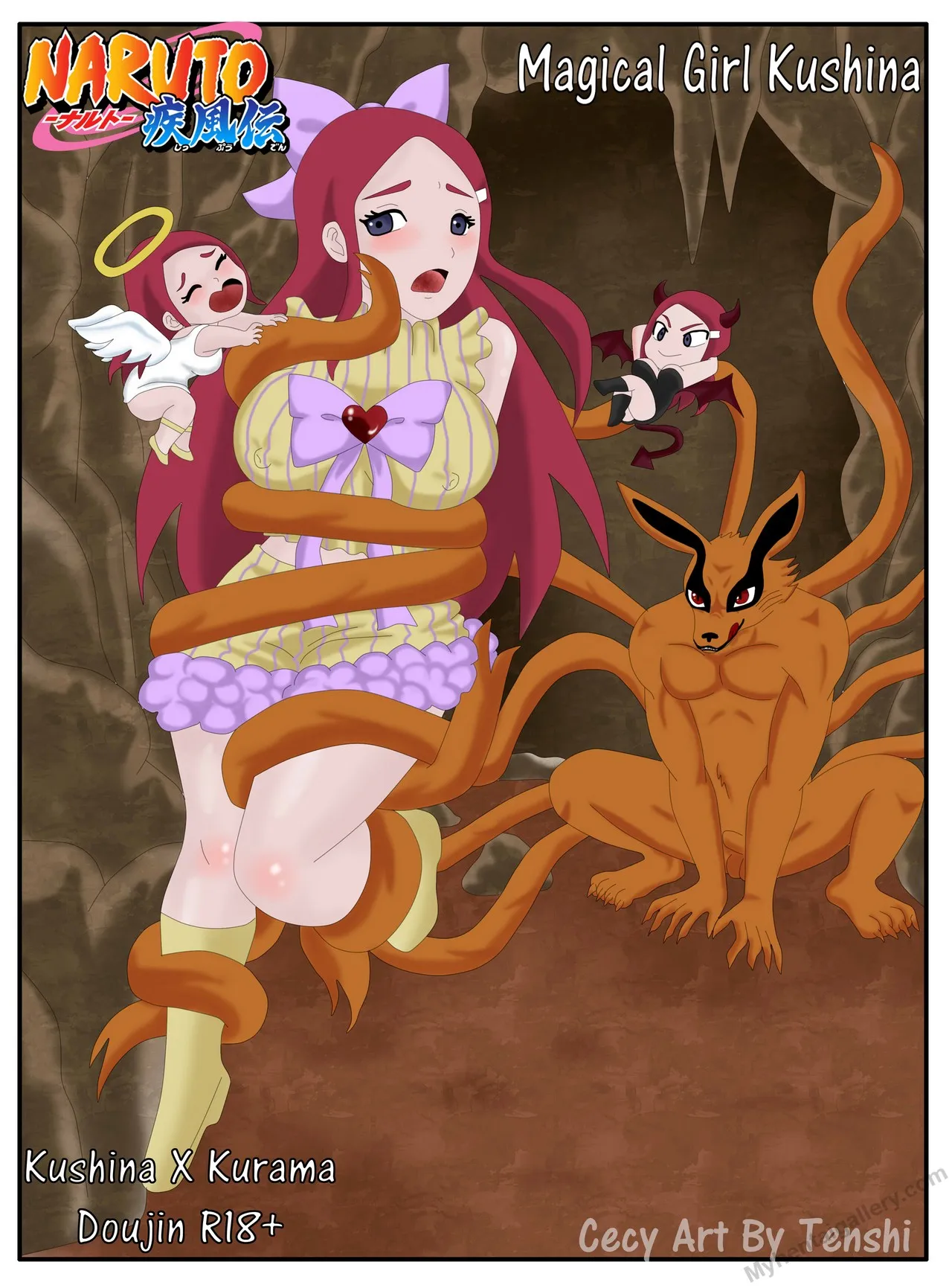 Magical Girl Kushina porno comics Cover