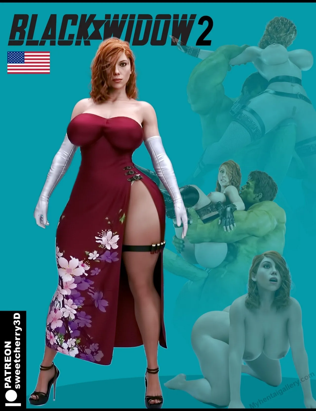 Black Widow 2 porno comics