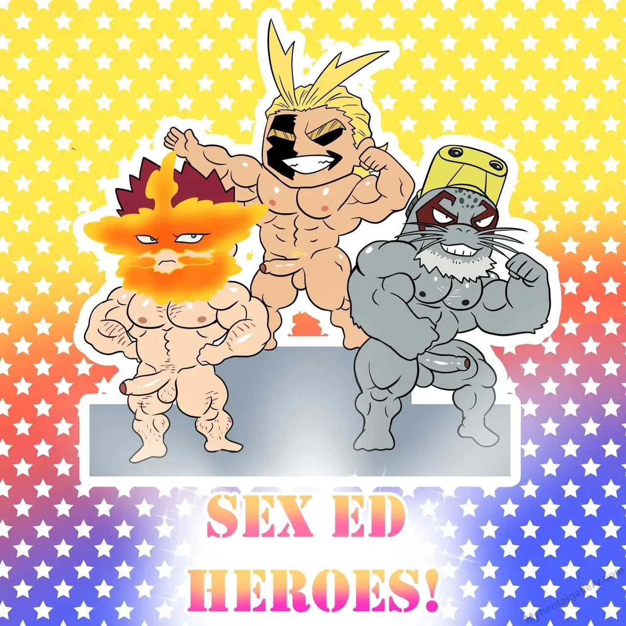 Sex Ed Heroes! porno comics Cover