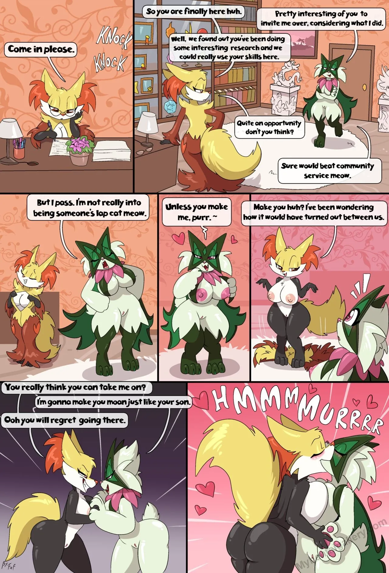 Purrsuasion Tactics porno comics Cover