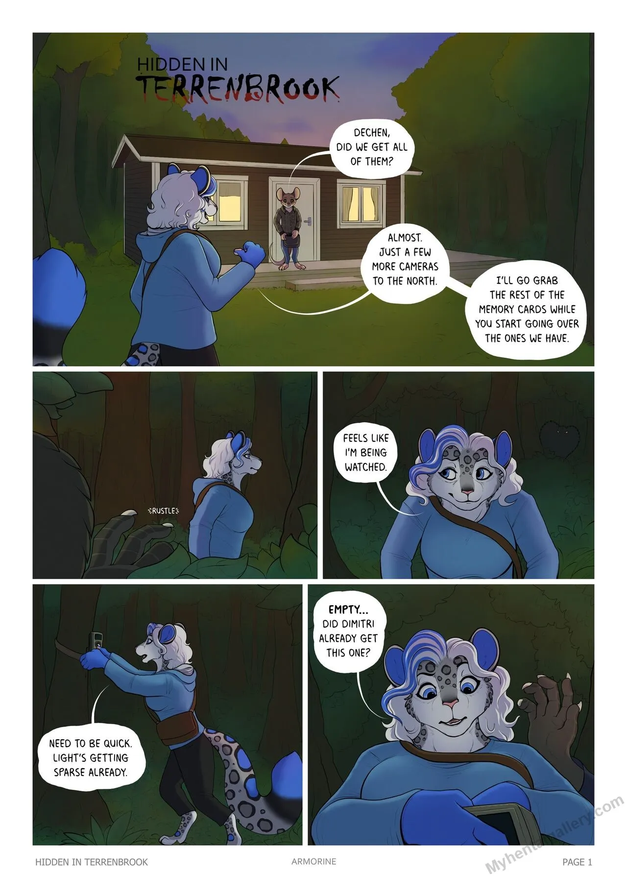 Hidden In Terrenbrook Forest porno comics Cover