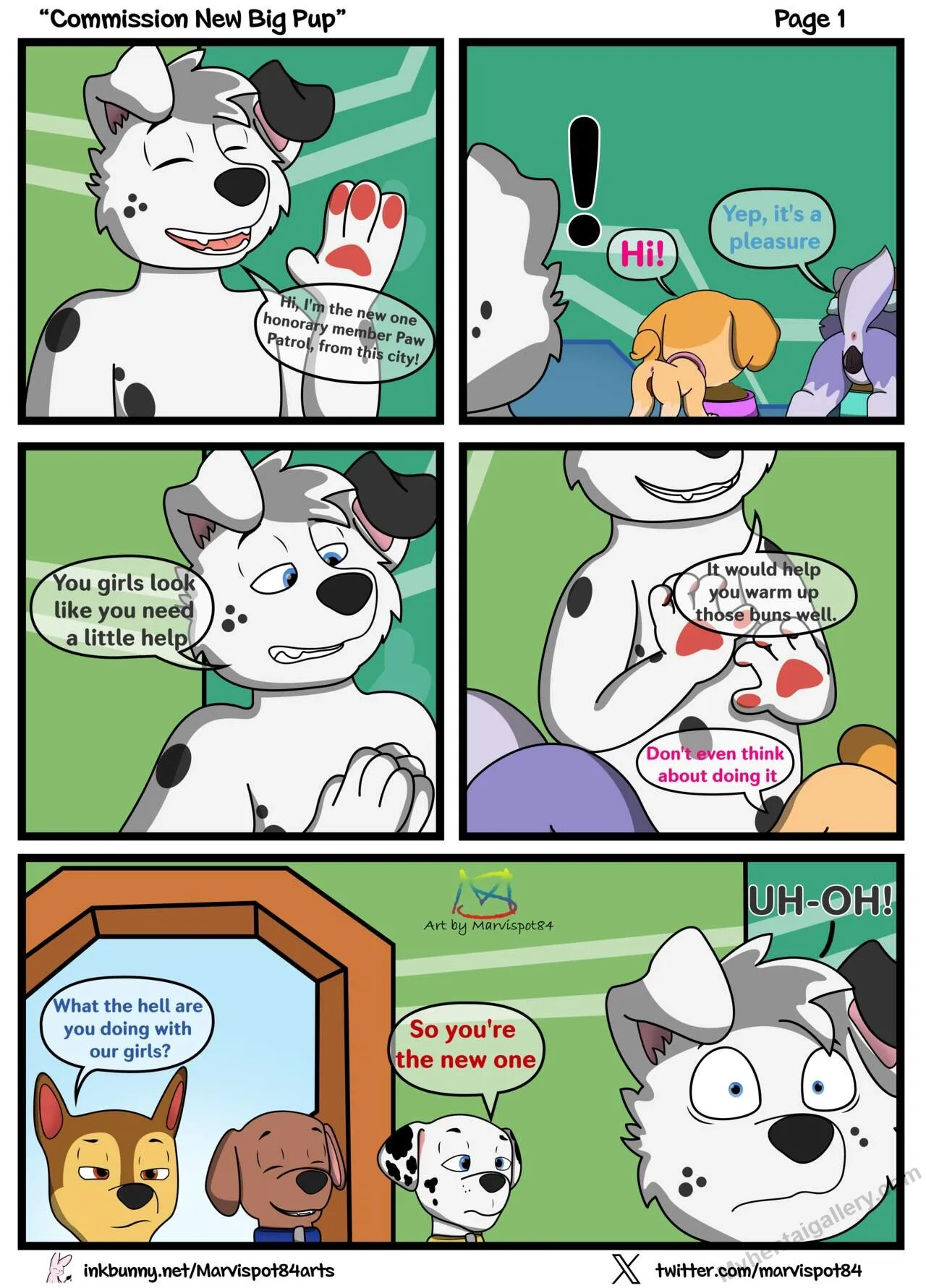 New Big Pup porno comics Cover