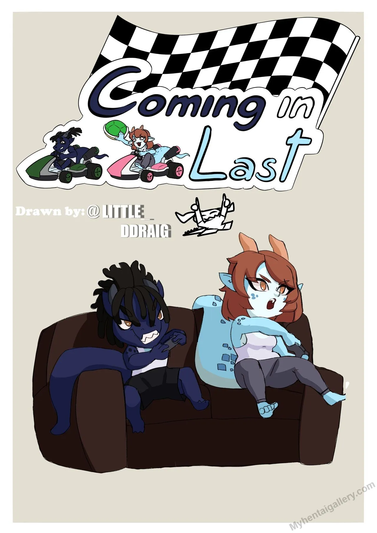Coming In Last porno comics Cover